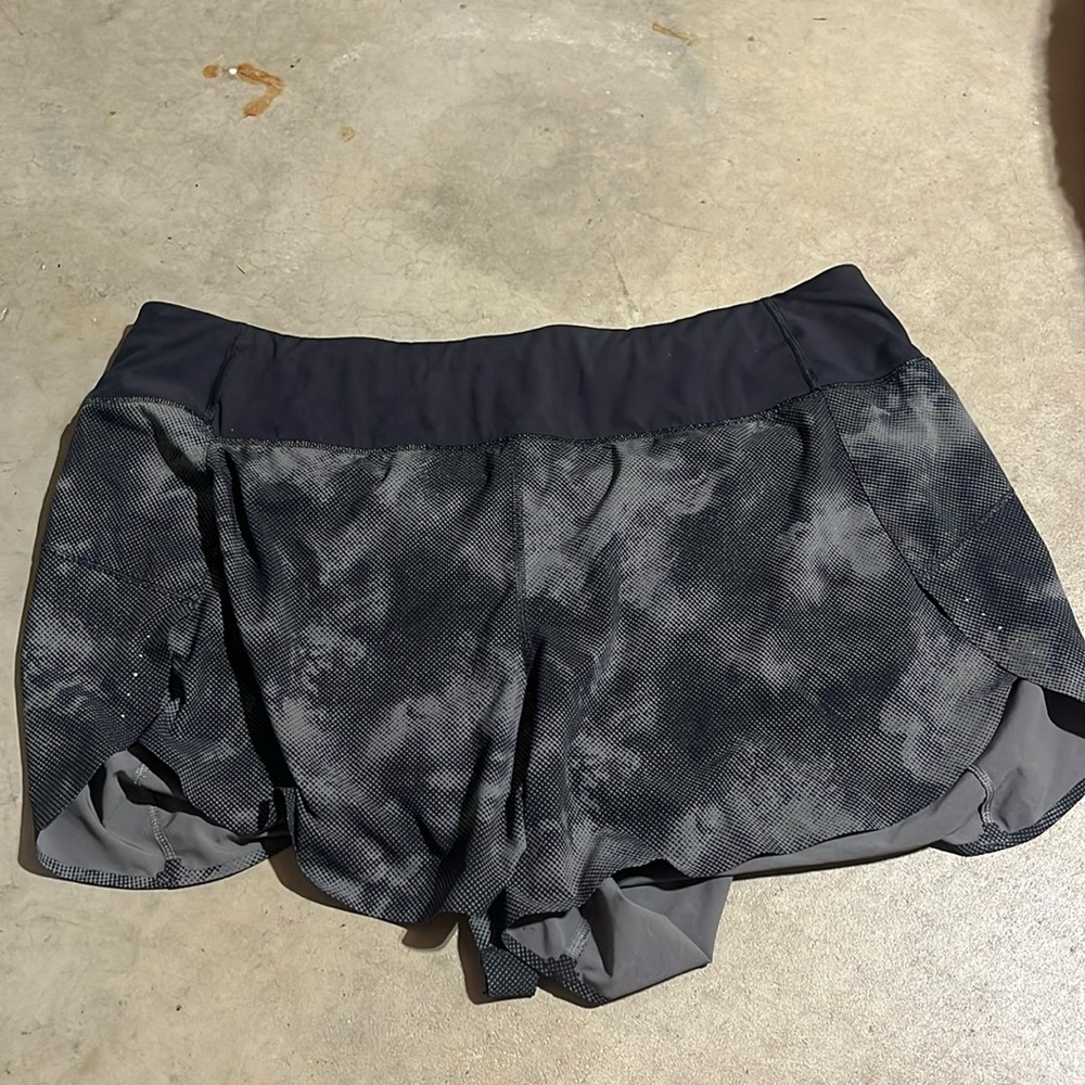 Athleta shorts with brief liner